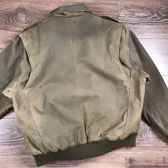 Excelled The Lost Squadron Men’s Vintage Leather Battle Coat Bomber War Jacket L - Picture 14 of 15
